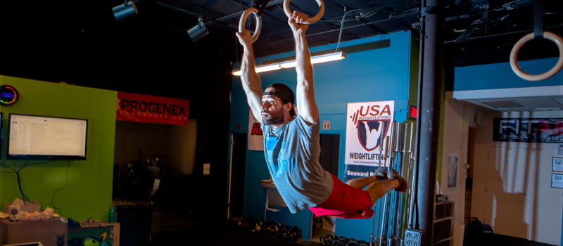 Chuck Bennington from Seaward CrossFit. Photo by Wyatt Kostygan.