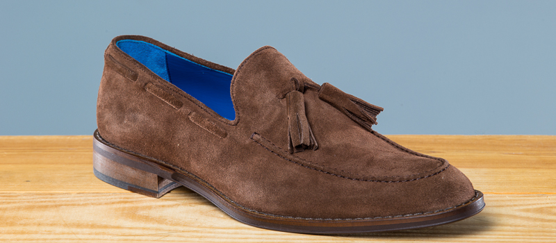 Chocolate Suede Tassel Loafer from Peter Millar Collection, $495, The Met, 35 Boulevard of the Presidents, Sarasota