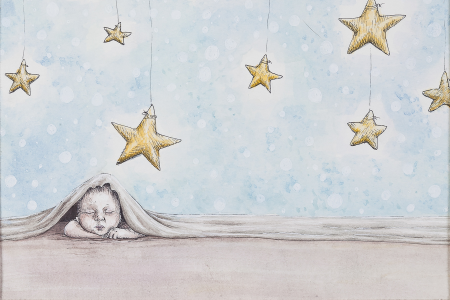 Star Sleeper by Madison Miller, junior at Pine ViewDrawing: Recipient of the Best in School Award. 