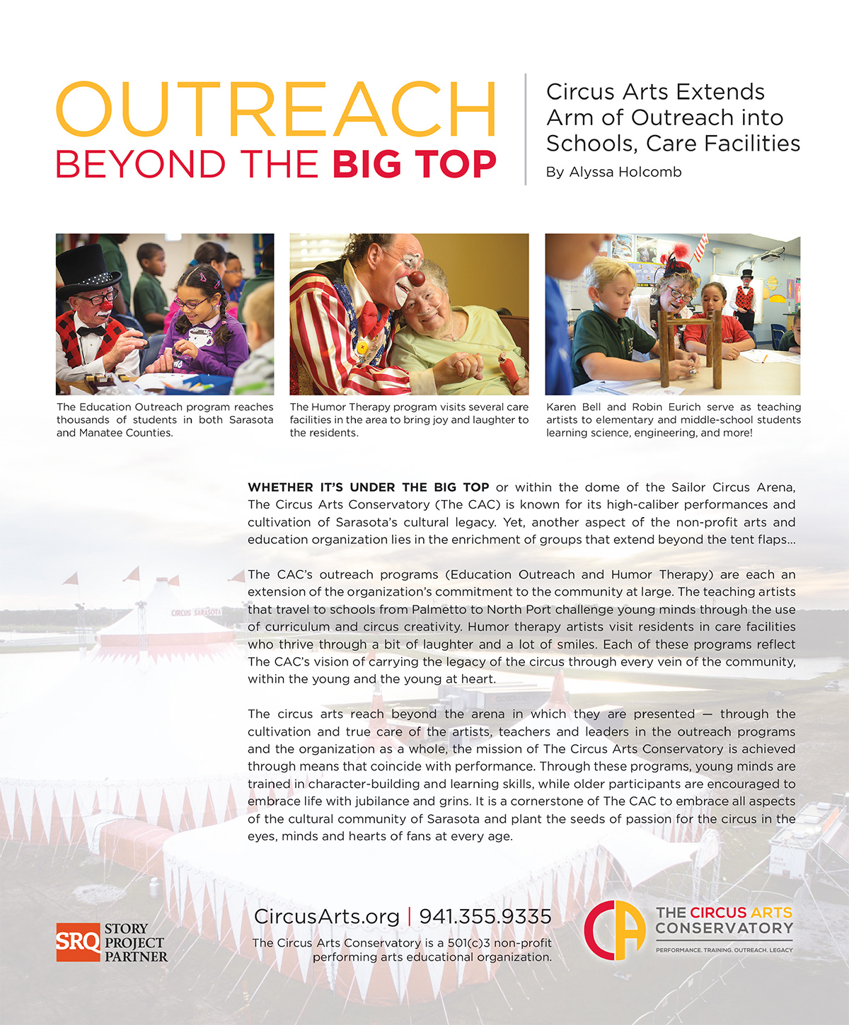 Outreach Beyond the Big Top