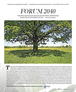 Forum 2040: Philanthropy and the Arts