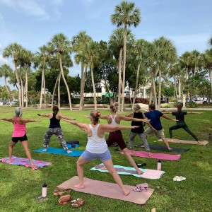 St. Armands Circle Presents Yoga in the Park Once