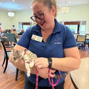 Cat Depot Brings Joy to Seniors with Therapy Kittens