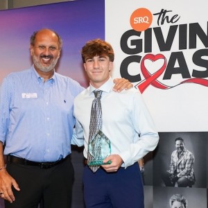 Dylan Walker Honored at SRQ's Good Hero Luncheon