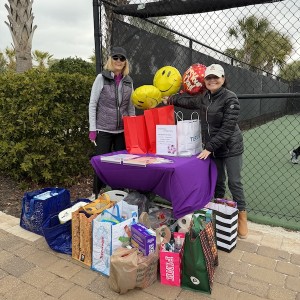Pickleball Players Brave the Cold for a Good Cause