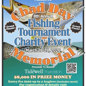  Eighth and Final Chad Day Memorial Fishing Tournament Returns March 28 and 29