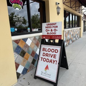Gecko's and SunCoast Blood Centers Team Up to Save Lives