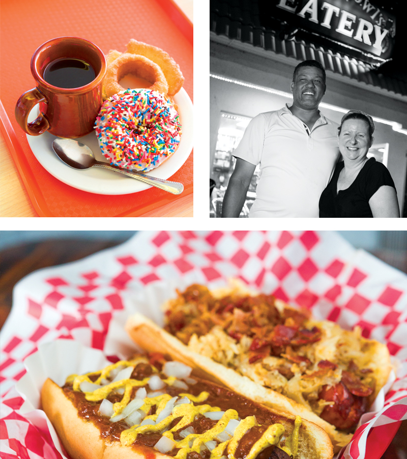 Clockwise: Bradenton Donuts, Night Owls, Rippers Roadstand. Photography by Evan Sigmund.