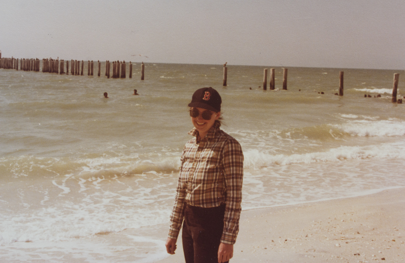 Virginia Haley in 1982 during her first drive along Longboat Key, 