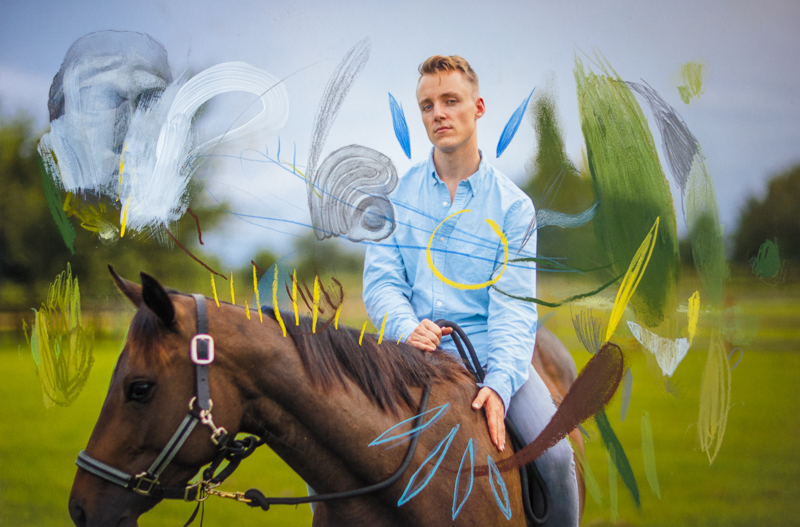 Photo by Wyatt Kostygan, with art by Dustin Juengel.