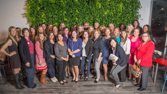 On Thursday, February 18th participants and mentors gathered for the very first SRQ SkillSHARE event. Photo credit: Wyatt Kostygan