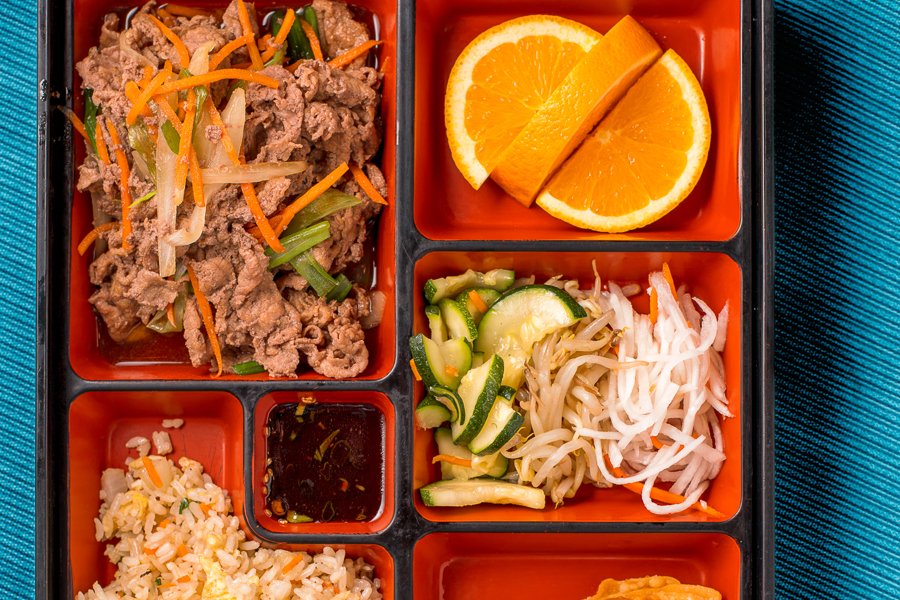 Bulgogi bento box from Sam Oh Jung.