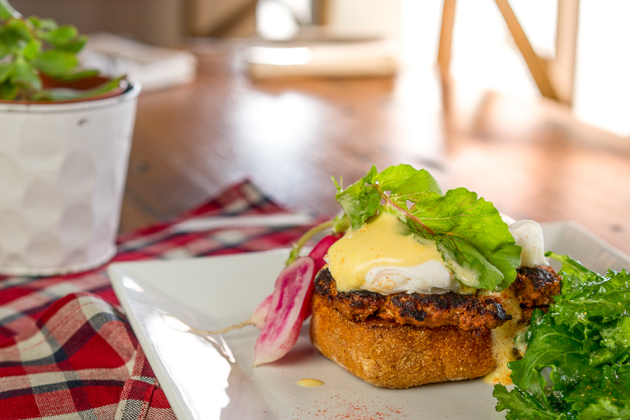 Chorizo Eggs Benedict from State Street. 