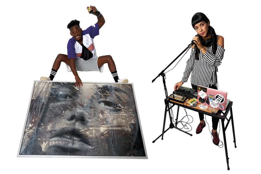 Sarah Viviana Valdez and Richie Brasil