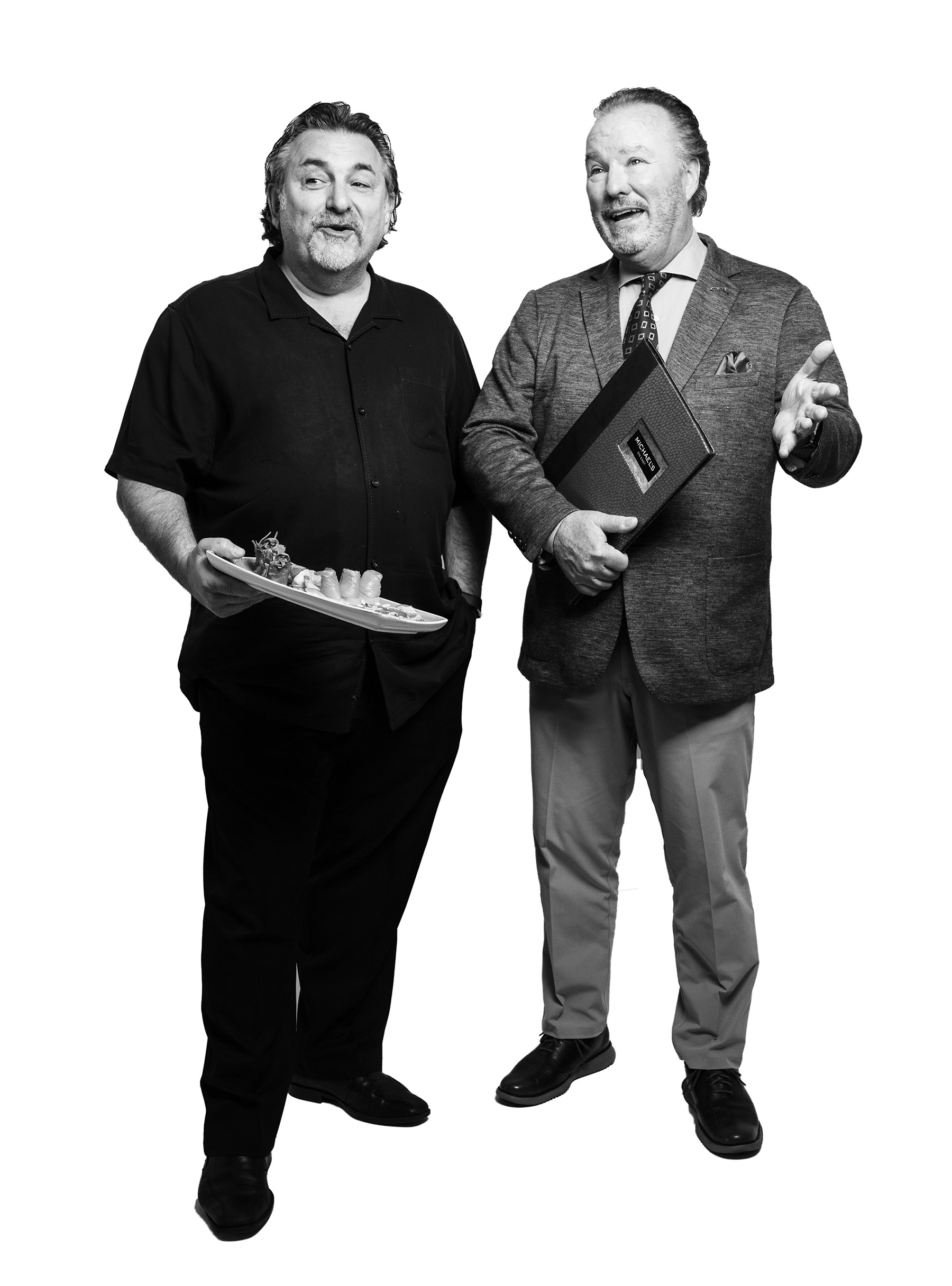 Phil Mancini (left) and Michael Klauber (right) of Michael's On East. Photography by Wyatt Kostygan. Phil Mancini (left) and Michael Klauber (right) of Michael's On East. Photography by Wyatt Kostygan.