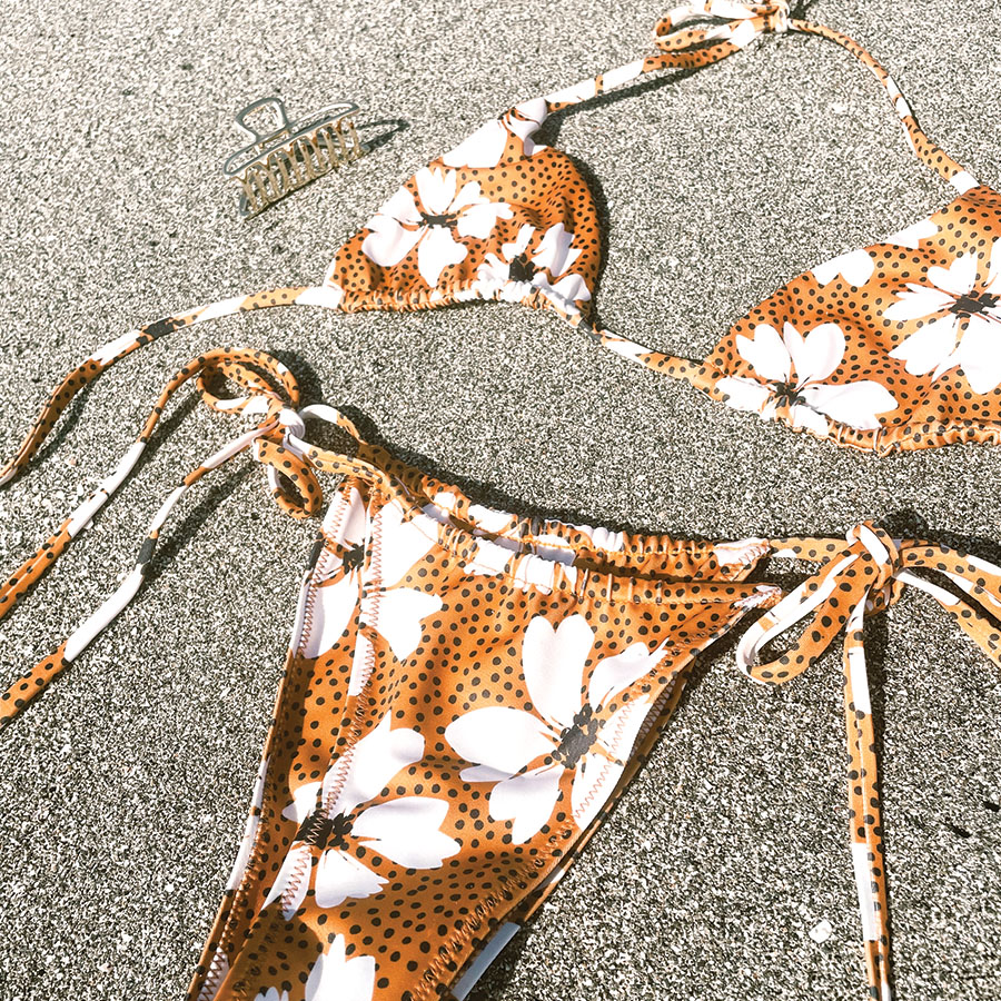 Tiger Lily String Bikini, courtesy of @mersoeurswim