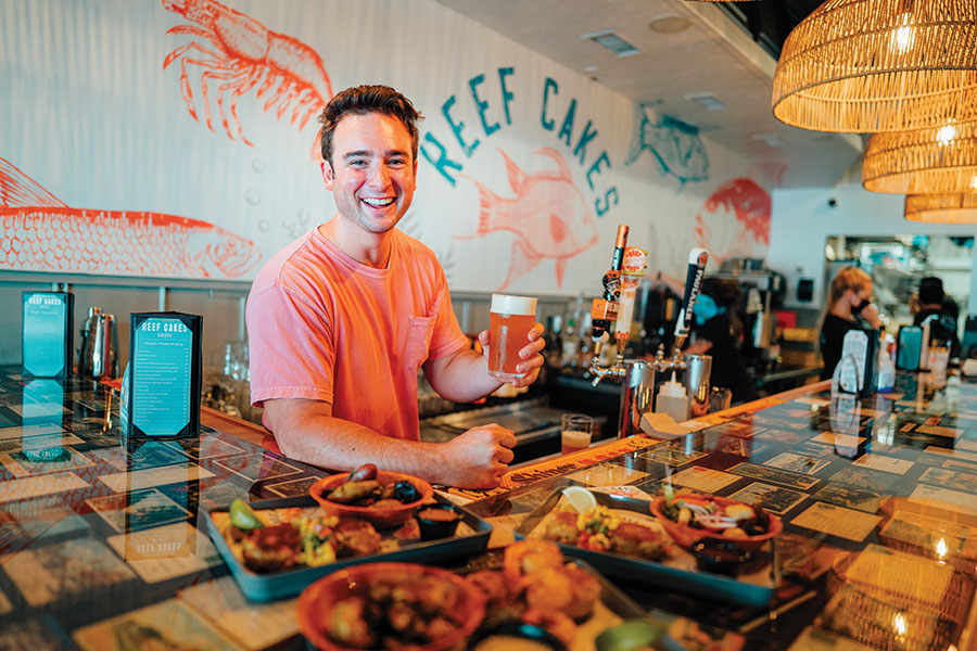 Owner and seafood connoisseur Mike Martin wants to share a beer with you. Photography by Wyatt Kostygan