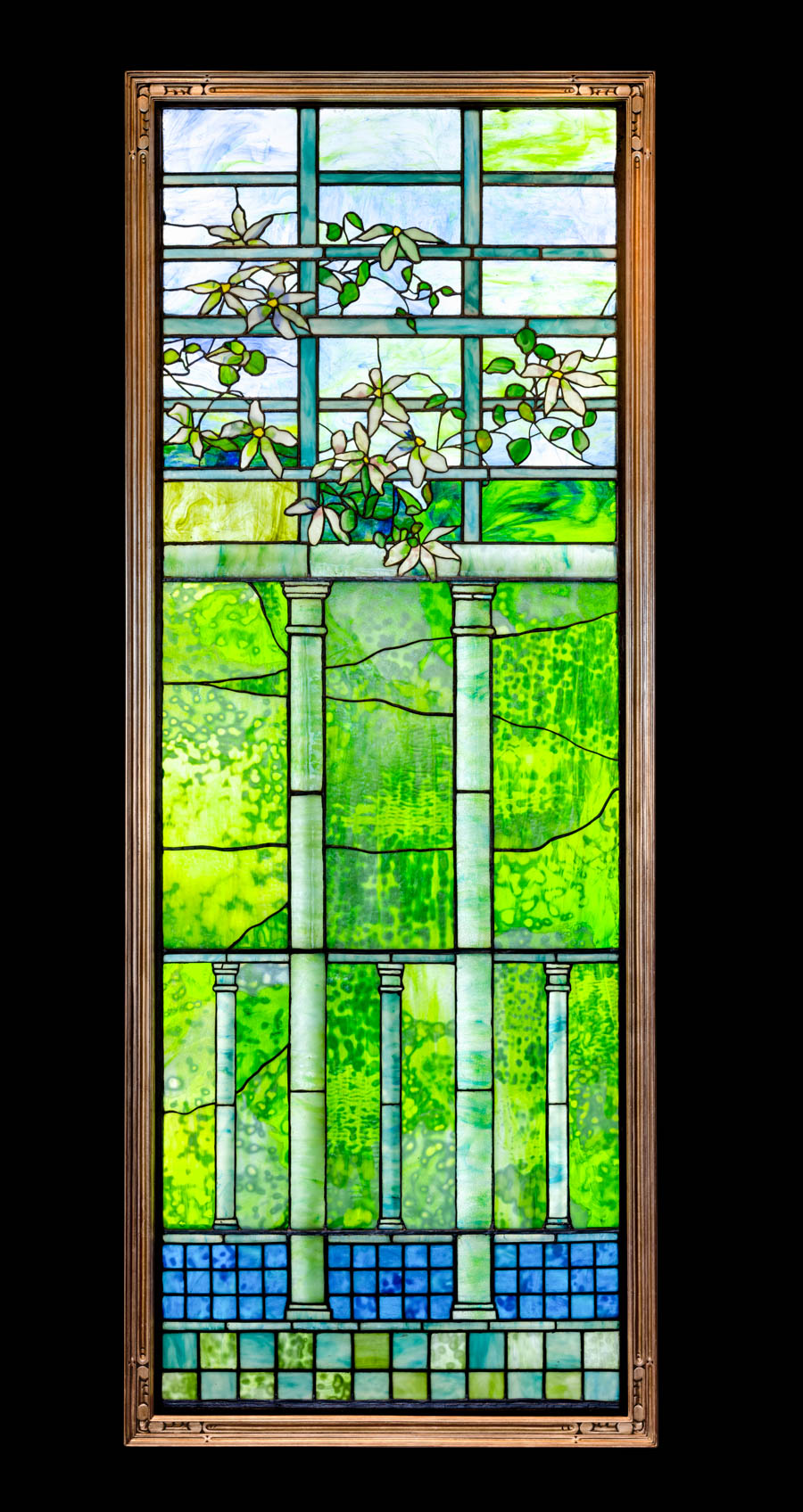 Tiffany window, images courtesy of Marie Selby Botanical Gardens. 