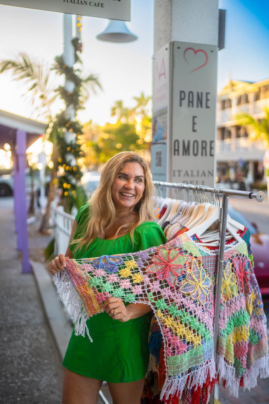 Rejane Monetti of Monetti Apparel feels fortunate in the wake of the storms.