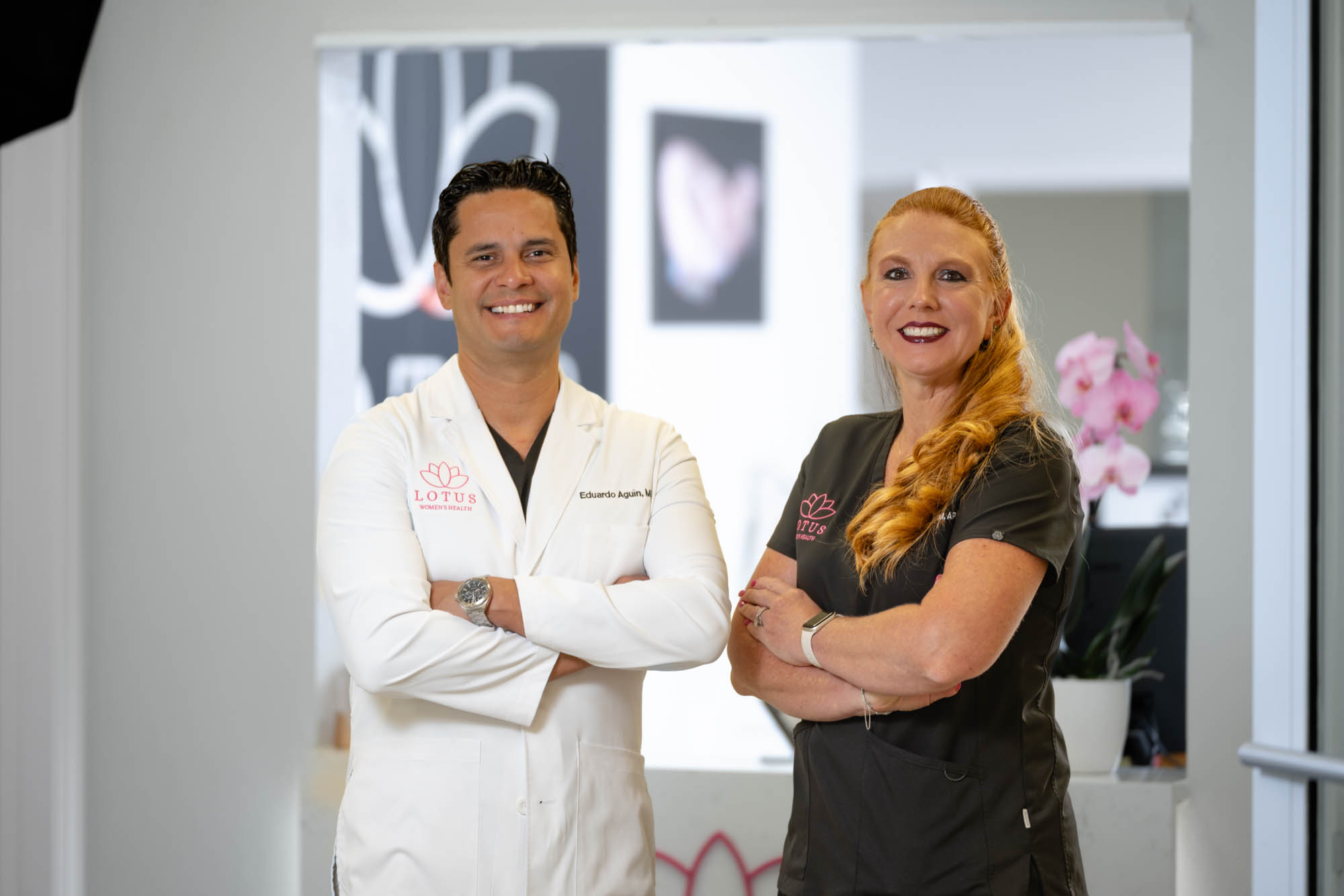 Dr. Eduardo Aguin, Angie Scarpa Lotus Women’s Health