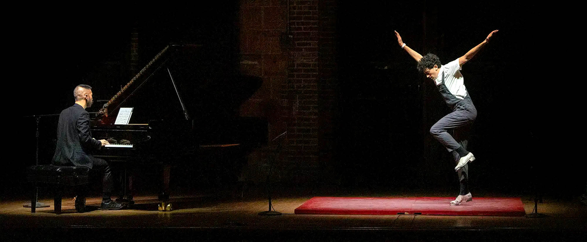 Conrad Tao (left) and Caleb Teicher in Counterpoint.