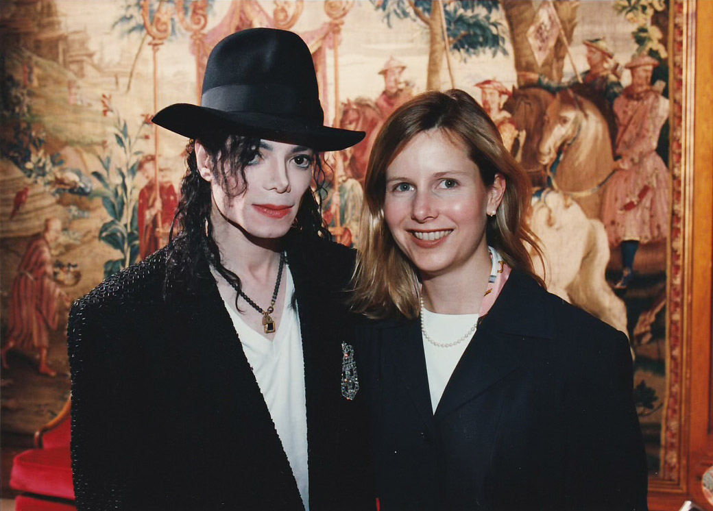 Katie with Michael Jackson