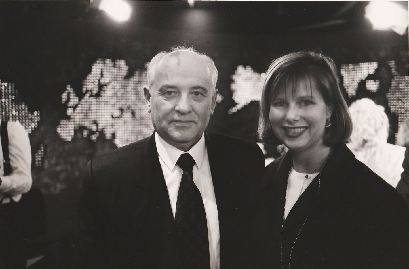 Katie with Mikhail Gorbachev