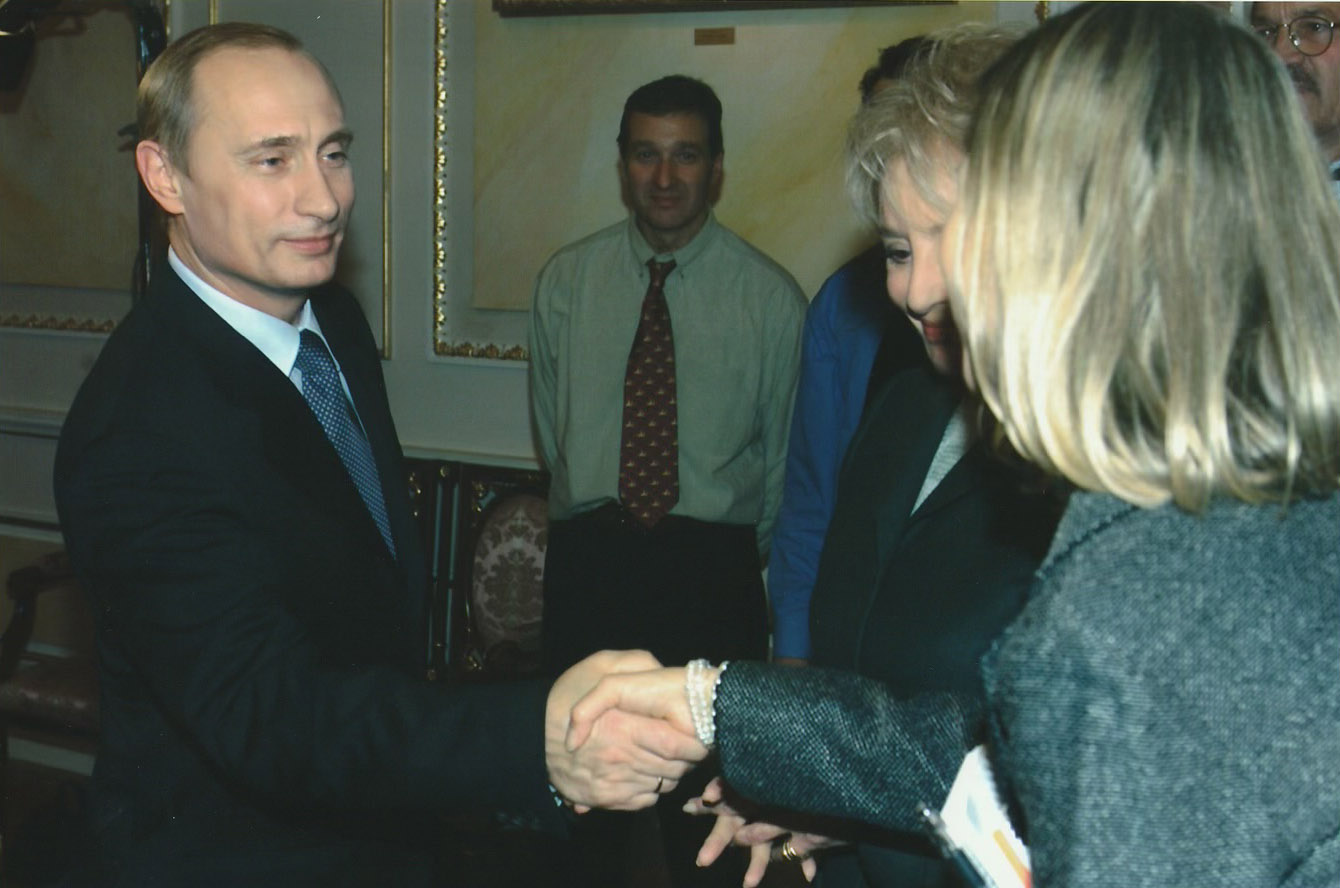 Katie with Putin