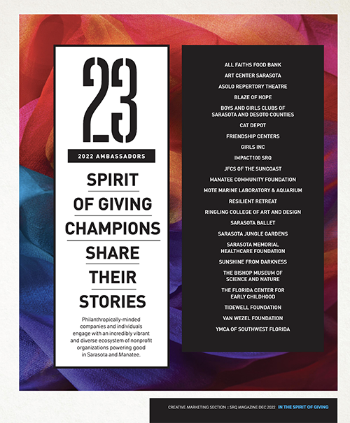 SRQ Magazine | Spirit of Giving