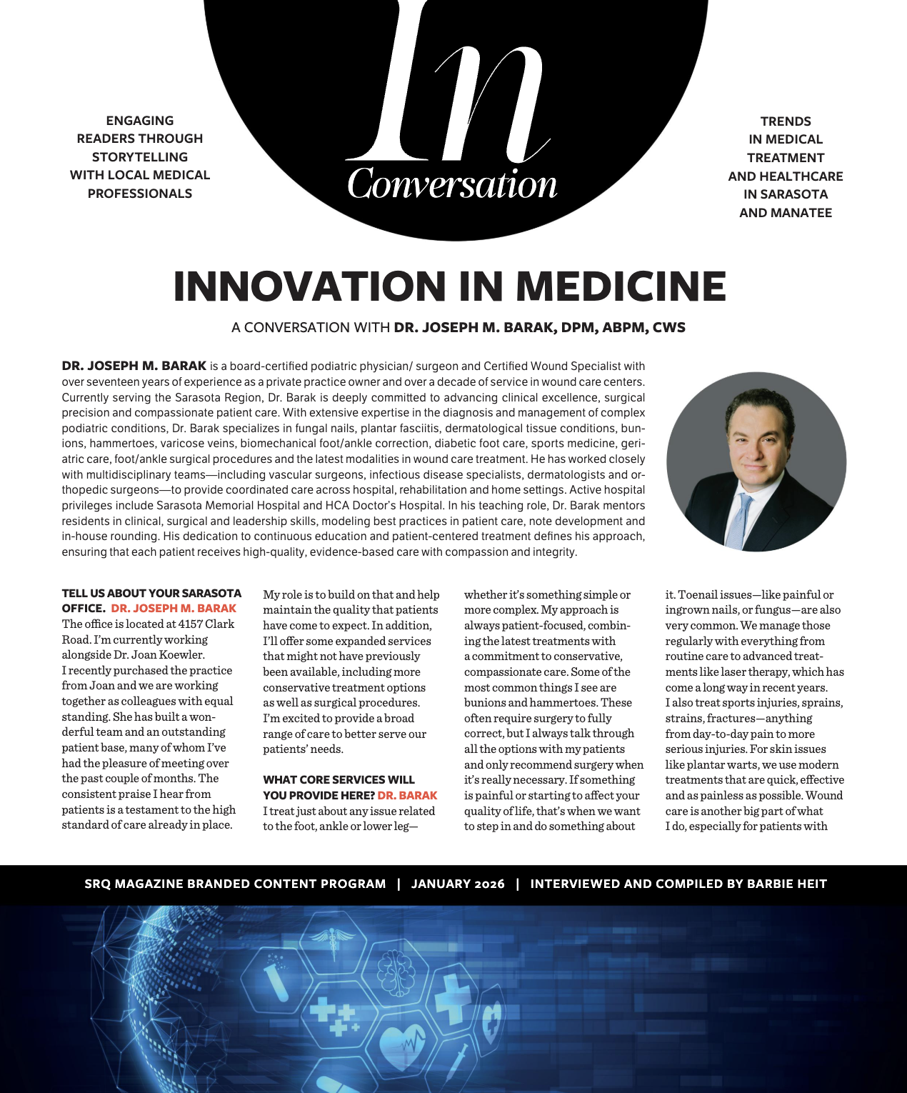 SRQ Magazine | January 2026 - In Conversation: Innovation in Medicine